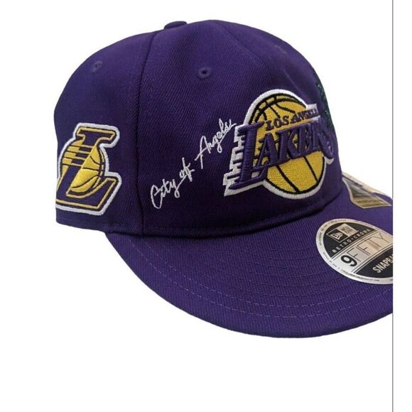 Los Angeles Lakers New Era City Local 59FIFTY Snapback Hat NBA Basketball - Picture 2 of 7